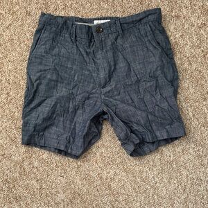 Goodfellow & Co Dark Blue/Gray Flat Front Shorts